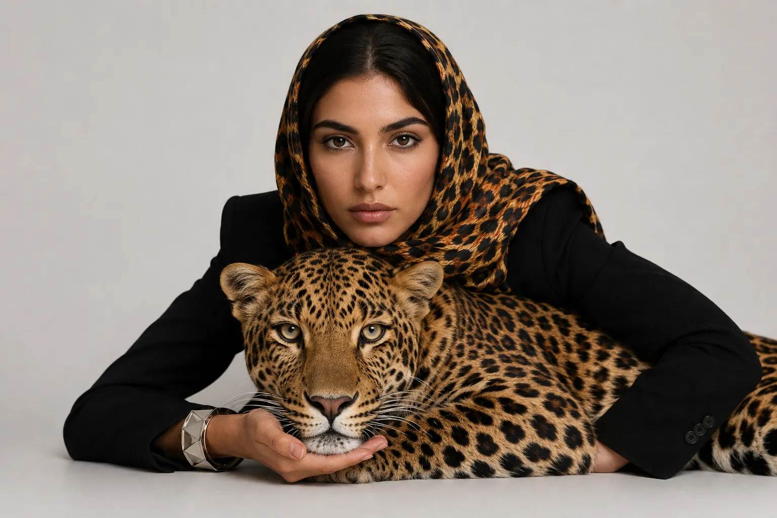 Dubai-designed scarf by Scarf Fit with elegant drape