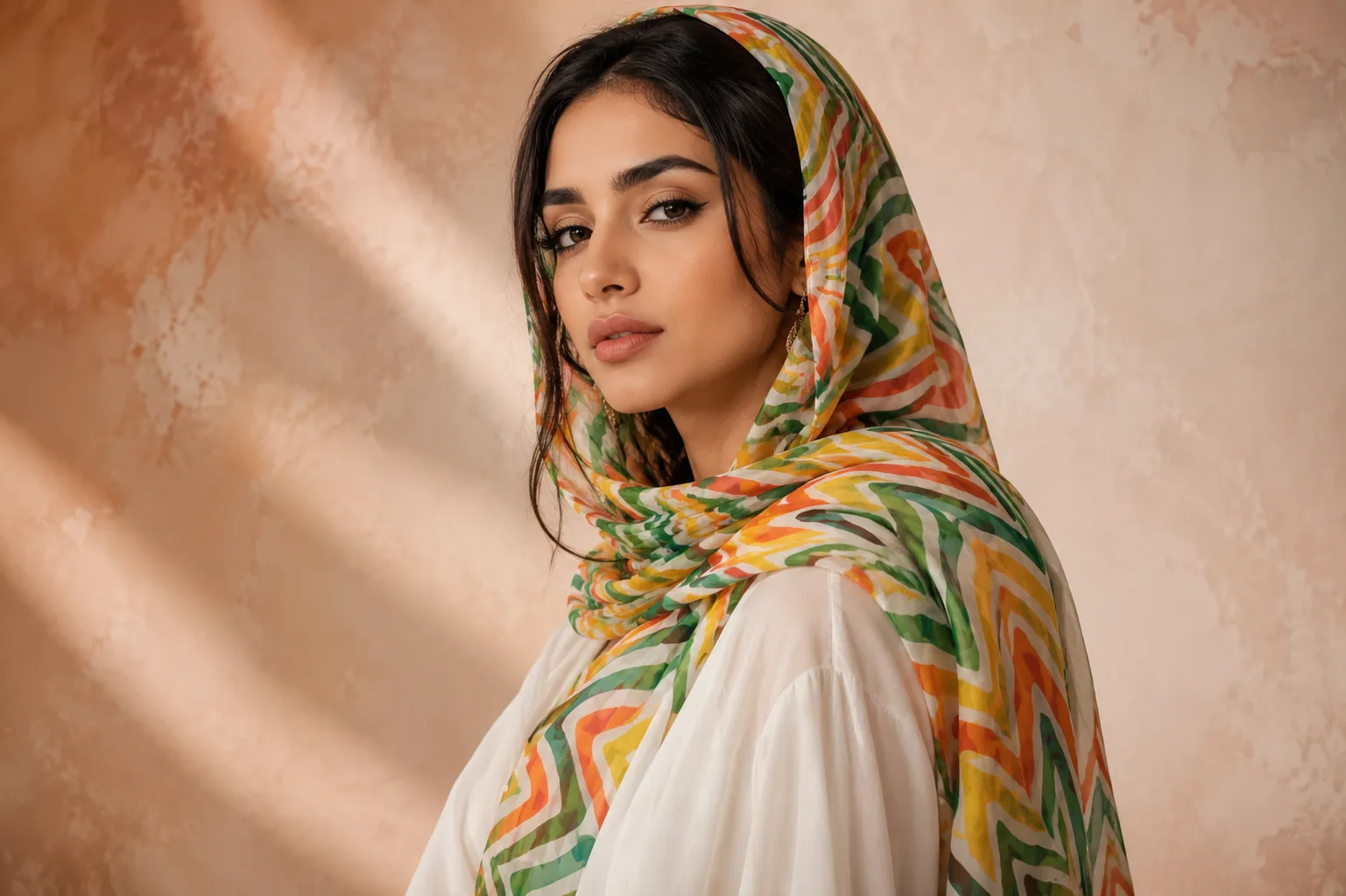 Elegant hijab by Scarf Fit with soft drape